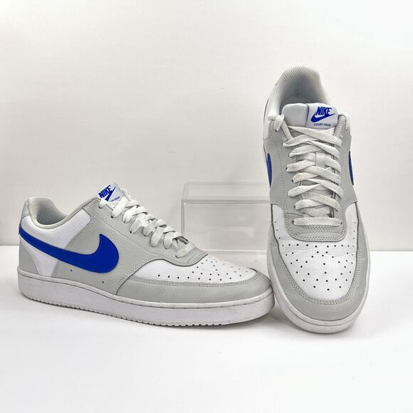 Nike Court Vision Shoes Mens 10.5 Photon Dust Racer Blue Low Top Sneakers FN4019 main image 12